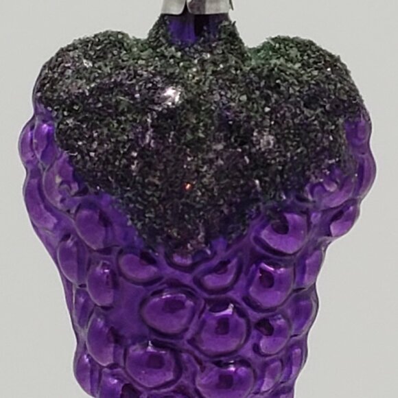 Grape Clusters ~ Blown Glass Ornaments ~ Japan and West Germany ~ Vintage 1960's - Picture 12 of 15